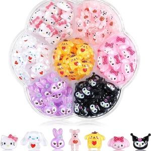 Kit de décoration d'ongles en boîte motif fleur de prunier de dessin animé, accessoires de manucure DIY, breloques pour salon, vente en gros, composants mixtes en vrac - Product Image 5