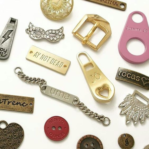 Cá nhân nhà máy giá khắc Kim Loại thẻ tên nhà máy Giá quần áo may khắc kim loại mạ nhãn - Product Image 2