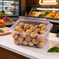 Boîte cadeau de fruits de luxe, design personnalisé, emballage en plastique pour panier de fruits frais