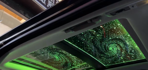 Claraboyas dobles, luz decorativa para <span class=keywords><strong>coche</strong></span>, Interior luz ambiental, techo solar panorámico, película Starlight, película de noche estrellada, <span class=keywords><strong>cambio</strong></span> de Color - Product Image 2