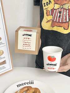 Tazza da <span class=keywords><strong>Caffè</strong></span> in Ceramica <span class=keywords><strong>Senza</strong></span> Manico dal Design Grazioso - Product Image 2