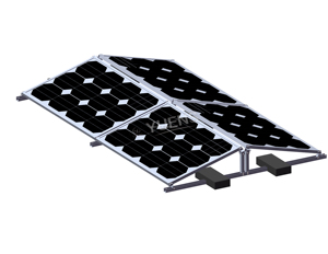 Supports de montage solaire lestés pour toits plats à 10 degrés est-ouest Yuens <span class=keywords><strong>K2</strong></span> Système d'énergie solaire - Product Image 3