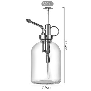 Bouteille d'arrosage en verre Transparent, pour arroser les <span class=keywords><strong>plantes</strong></span>, avec pompe supérieure en plastique Bronze et plastique pour le jardin - Product Image 3