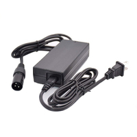 Chargeur de vélo électrique Kabbol 42V 2A pour batterie lithium 36V, scooter, fauteuil roulant, chariot élévateur, prise AC EU, connecteur carré 5 broches