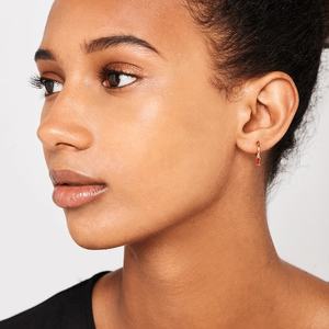 Pendientes de Aro Colgantes de Plata de Ley 925 con Circonita <span class=keywords><strong>C</strong></span>úbica <span class=keywords><strong>Solitario</strong></span>, Estilo Bohemio - Product Image 5