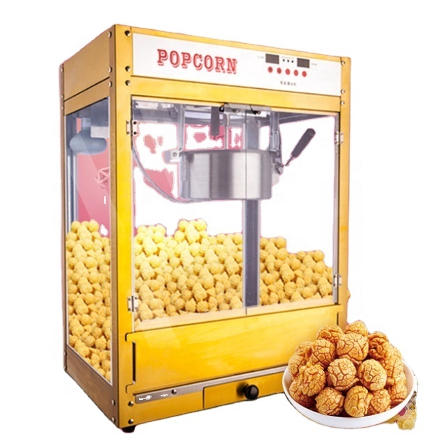 2020 новая технология полностью автоматическая монета управляемая попкорн торговый автомат экономия труда попкорн машина с 2 вкусом