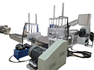 Ligne de granulation à double étage pour le recyclage des déchets plastiques PP PE, matériaux durs, production de granulés plastiques - Product Image 2