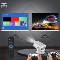 Proyektor Game Terlaris G5 LED 450 Ansi Lumens 1080P 4K Mendukung Allwinner H713 Remote Kontrol BT Portabel Home Theater WiFi