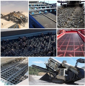 Maille tissée en acier au manganèse résistant à l'usure, fil métallique crocheté, <span class=keywords><strong>tamis</strong></span> vibrant, filtre à mailles métalliques pour criblage de minerai - Product Image 3