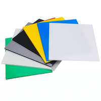 Feuille de plastique ondulé PP pour applications d'impression et d'emballage, taille personnalisée disponible