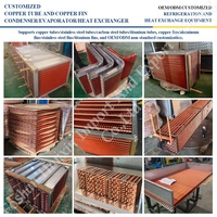 Bobines d'échangeur de chaleur à ailettes OEM directes d'usine pour systèmes de réfrigération et de climatisation (froid et chaud)