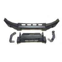 Pare-chocs avant de voiture en acier enduit de poudre noire pour Jimny JB64/JB74 2018 +