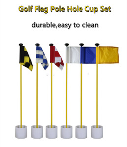 Coupe de trou de <span class=keywords><strong>golf</strong></span> d'entraînement d'arrière-cour de logo personnalisé et bâton de drapeau Jeu de tasse de trou de drapeau d'épingle de <span class=keywords><strong>golf</strong></span> verte de <span class=keywords><strong>golf</strong></span> - Product Image 4