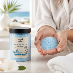 Sal de Baño Coastal Breeze, Exfoliante Natural, Refrescante e Hidratante, con Aroma Oceánico, Sal de Aromaterapia - Product Image 4