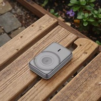 Batterie externe 2 en 1, chargeur sans fil magnétique 20W, 5000mAh/10000mAh, chargeur rapide PD3.0 QC, station de charge de voyage pour téléphone et montre