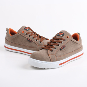 Chaussures <span class=keywords><strong>de</strong></span> travail <span class=keywords><strong>de</strong></span> base <span class=keywords><strong>de</strong></span> haute qualité, en cuir <span class=keywords><strong>de</strong></span> vache véritable, à coupe mi-haute, avec embout en acier, pour l'été, bottes <span class=keywords><strong>de</strong></span> sécurité et <span class=keywords><strong>de</strong></span> lutte contre l'incendie, en promotion à prix abordable - Product Image 1