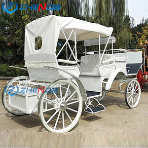 Popular Carruaje Eléctrico Clásico Real Blanco para Turismo/Vehículo Eléctrico de Viaje, Carrozas de Caballos en Venta - Product Image 6