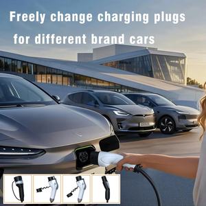 Feyree 7kW 32A <b>Portable</b> EV Charger Adjustable Current Replaceable Charging Plug Multifunction for Global Electric EV Car Charger - Product Image 2