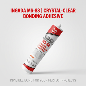 MS-88 Colle Super Transparente Anti-Moisissure Étanche pour Verre et Plaques PS/PC – Adhésif de Liaison Sans Clouage - Product Image 2