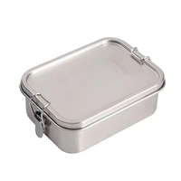 Boîte à lunch bento en acier inoxydable SUS 304, capacité 1-3L, taille adulte, qualité alimentaire, sans BPA, étanche, passe au lave-vaisselle