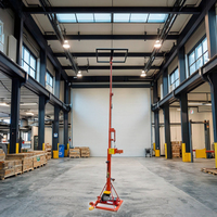 Machine de levage en acier, câble métallique, élingue, charge de 300kg, élévateur de service AC, acier renforcé de 4.9m pour montage d'unité de plafond