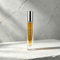 Flacon de parfum en verre transparent de voyage avec pulvérisateur à pompe, impression sérigraphique personnalisée, 10 ml
