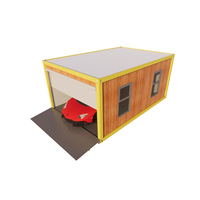 Conteneur de maison préfabriquée en panneaux sandwich d'acier mobiles sur mesure, avec un design moderne pour climat froid