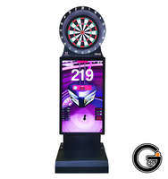 Mesin Dart Elektronik Dartsbeat DBS-100 Profesional 43" Layar Sentuh dengan Tip Lunak dan Berbagai Mode Permainan untuk Bar/KTV/Klub