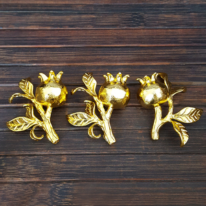 Tapa decorativa <span class=keywords><strong>de</strong></span> metal con diseño <span class=keywords><strong>de</strong></span> granada 3D personalizada para caja <span class=keywords><strong>de</strong></span> palillos, difusor <span class=keywords><strong>de</strong></span> aroma, asa <span class=keywords><strong>de</strong></span> taza y artículos decorativos para el hogar - Product Image 5