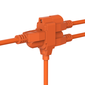 ขั้วต่อสายตะกั่วอเนกประสงค์แบบมีหลายฟังก์ชัน NEMA 15แอมป์อเมริกันสีแดง - Product Image 2