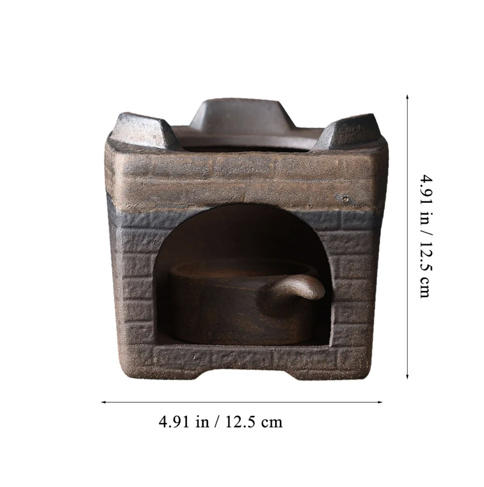 Square oven heat-resistant 3-piece oven tile candle drag 912cm