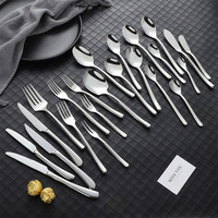 Couverts de table complets en vrac Couverts de cuisine en acier inoxydable Cuillère de service Ensemble de couverts
