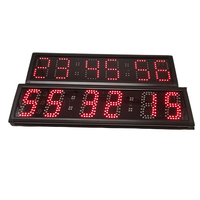 Jhering Cronómetro Línea de meta Días Horas Minutos Segundos Temporizador Carrera Gimnasio LED Contador de tiempo Reloj con trípodes