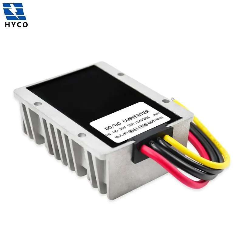 480W 18V-36V dc-dc converter to 24v buck boost 20A step up-down voltage regulator