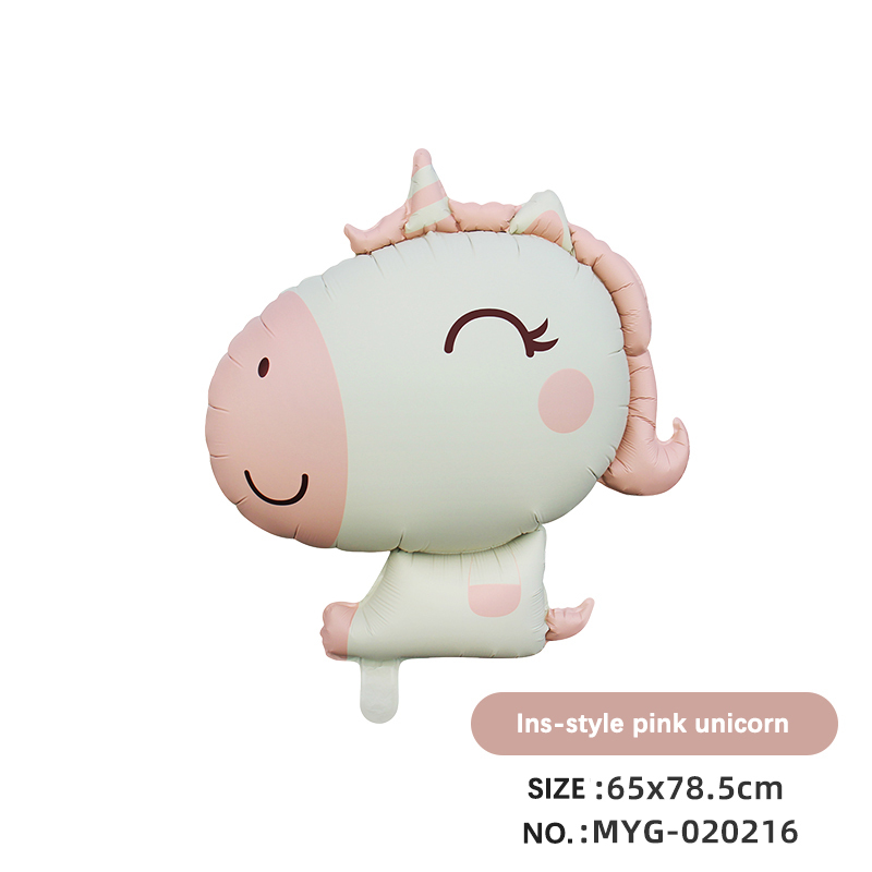 Unicorno rosa opaco