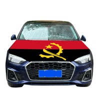 Vente en gros Angola 120x150C Housses de capot de voiture Housse de capot moteur durable et résistante à l'usure en impression numérique en soie de polyester