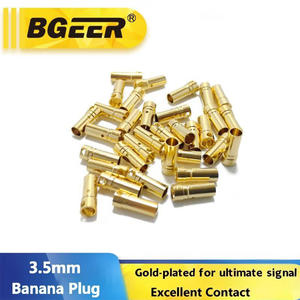 Connecteur mâle-femelle pour contrôleur de vol, broche de soudure en cuivre plaqué or, fiche banane 3,5 mm - Product Image 6