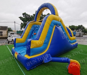 Cầu Vồng Trượt Nước Trượt Cho Inground Hồ Bơi/Lớn Inflatable <span class=keywords><strong>Pool</strong></span> <span class=keywords><strong>Slide</strong></span> Để Bán - Product Image 3