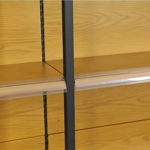 Étagères de supermarché personnalisables sur un côté avec quatre colonnes verticales pour stabiliser le présentoir - Product Image 4