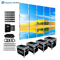 Écran LED couleur plein format pour location extérieure, mur vidéo P3.91, étanche IP65, pour scène, concert, événement, église, mariage, 500x500mm