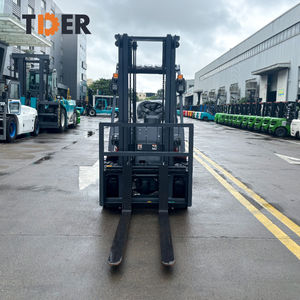 Tder מונית סגור empilhadeira 3 טון 3t 3ton מלגזה עם שיליף צד - Product Image 3