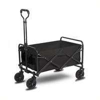 Remorque de camping personnalisée moderne, chariot de pique-nique portable d'extérieur, chariot utilitaire pliable avec table et sac de transport