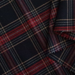 <span class=keywords><strong>Tela</strong></span> a Cuadros Teñida con Hilo, 10% Lana, 70% Poliéster, 18% Rayón, 2% Elastano, para Trajes, Chaquetas, Camisas, Faldas <span class=keywords><strong>y</strong></span> Pantalones (245 g/m²) - Product Image 2