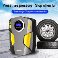 Gonfleur numérique de pneus 150 PSI, compresseur d'air pour voiture, motos, vélos, 12 volts DC, pompe de compresseur d'air Portable pour voiture