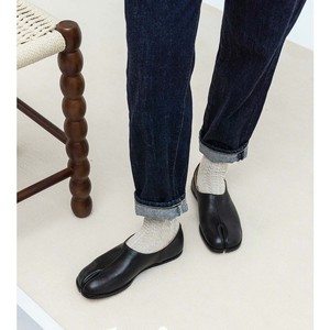 Chaussures plates tendance en cuir véritable pour femmes, à enfiler, design à pédale unique, <span class=keywords><strong>chaussure</strong></span> unique - Product Image 5