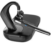 Headset Bluetooth G6 untuk Kantor Bisnis dengan Aptx Noise Cancelling dan Mic, untuk iPhone Android, Pengemudi Truk dan Bus