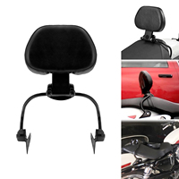 Siège solo de moto avec dossier amovible et kit de support métallique pour Harley Sportster XL 883 1200 Iron Forty Eight 2004-2025
