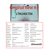 Monitor Lcd AIO 24 Inci 1920*1200 LVDS 30Pin Pengganti LTM240CS05 LTM240CS06 LM240WUC SSA1 LTM240CT01 LTM240CT03 MV240WUM NX4
