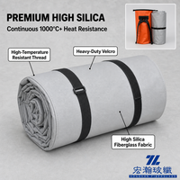 Couverture anti-feu haute température 1000°C pour vélos électriques et scooters, certifiée EN 13501