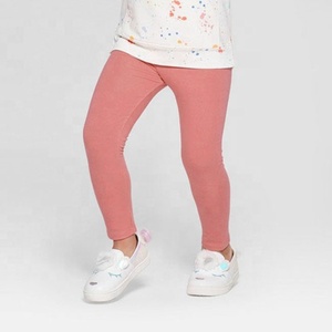 도매 유기 면 평야 뜨개질을 한 늑골을 붙인 아기 소녀 각반 가을 - Product Image 2